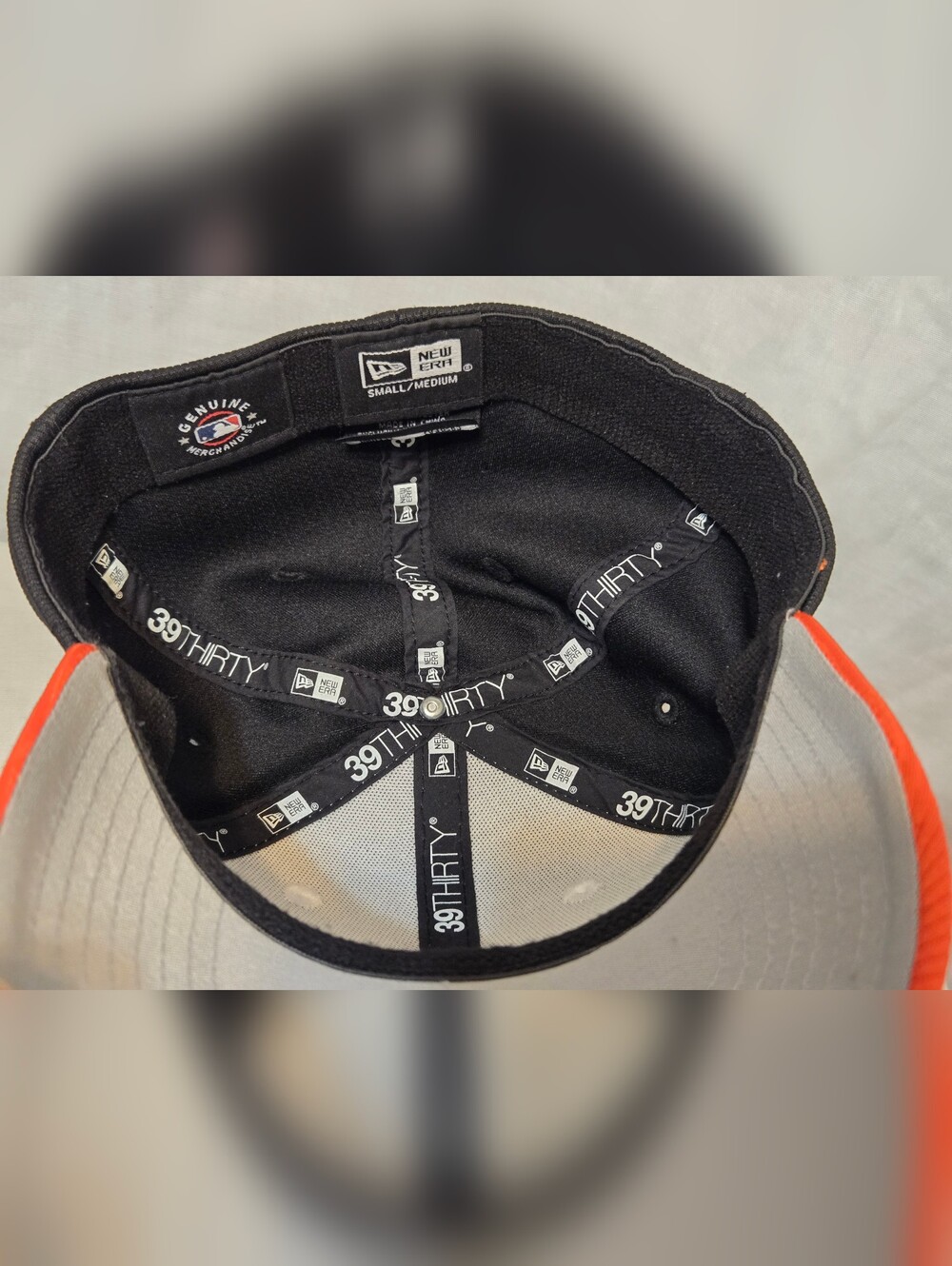 New Era 39THIRTY Baltimore Orioles MLB S/M Flex Fit Cap Orange/White/Black - Picture 6 of 8